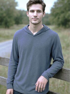 Lightweight mens Small Hoodie Next Level